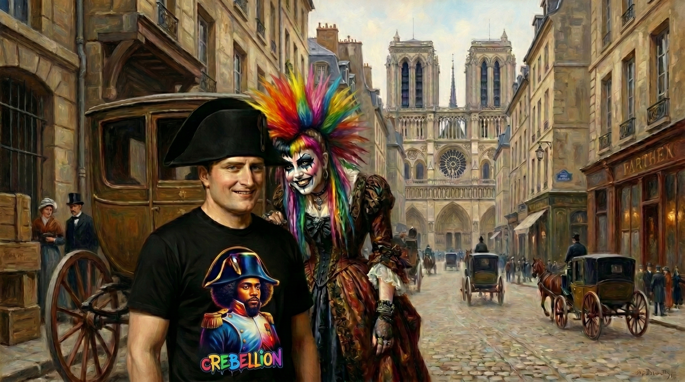 Bonaparte Napoleon inception artwork for cREBELLION DTF transfers